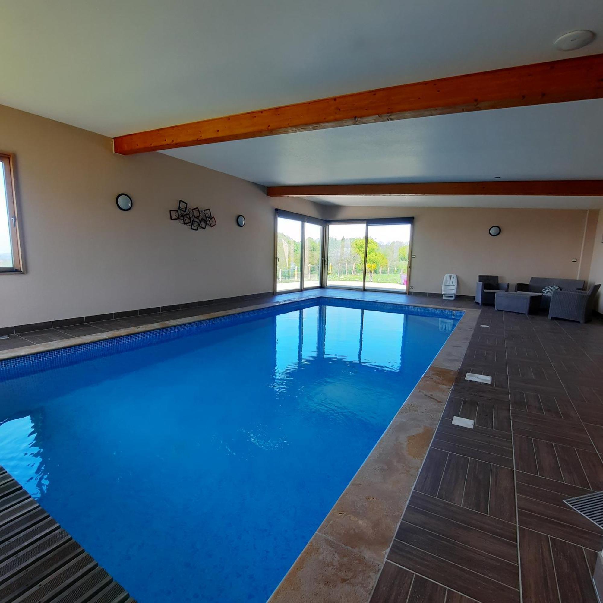 Magnifique Villa Avec Piscine Interieure Saint-Pois Экстерьер фото